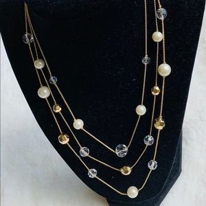 🆕BRAND NEW BEAUTIFUL GOLD PRL INLUS NECKLACES